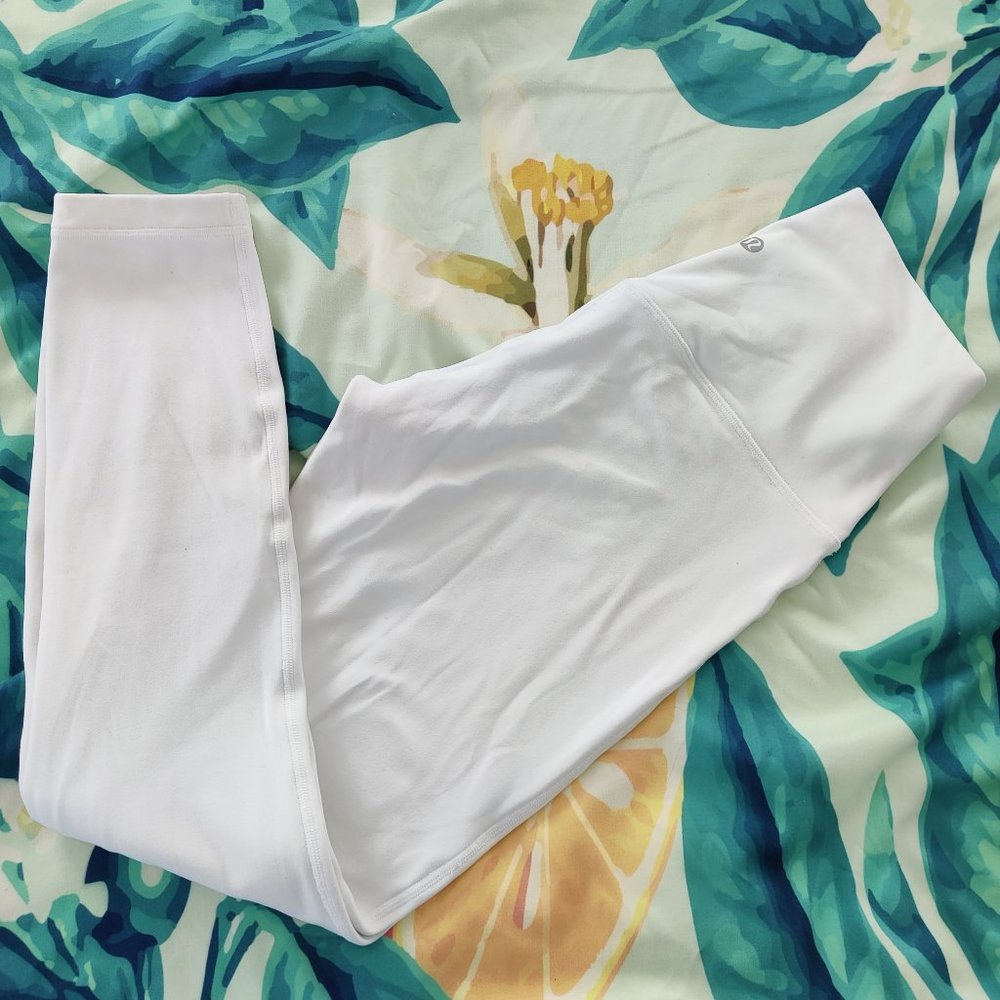 Lululemon Align Pant 25" NWOT, White Colorway